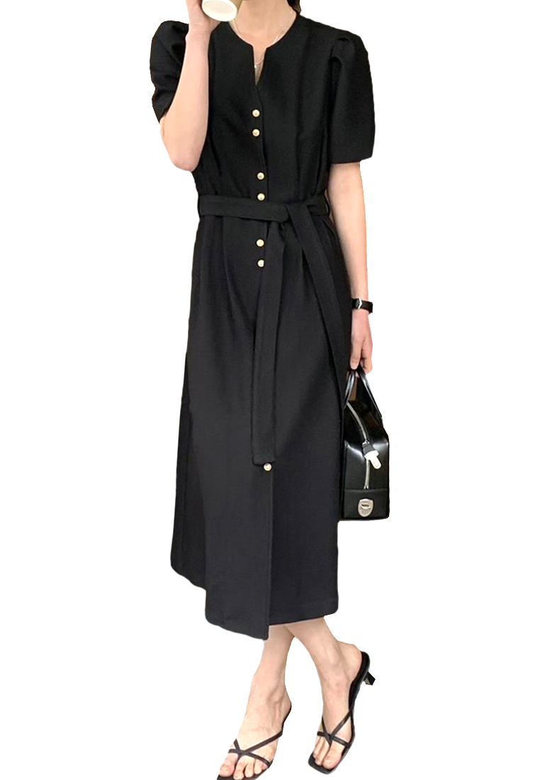 2024 Elegant V-neck waist up dress CA24041038BE