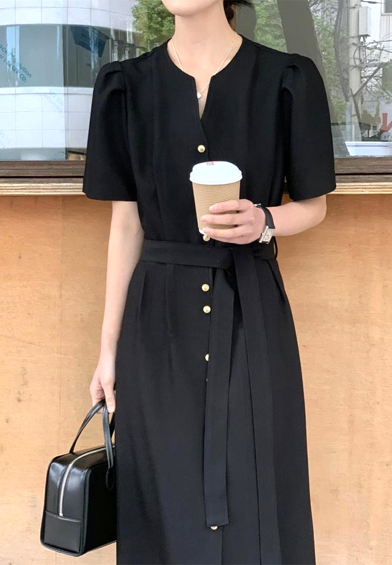 2024 Elegant V-neck waist up dress CA24041038BE