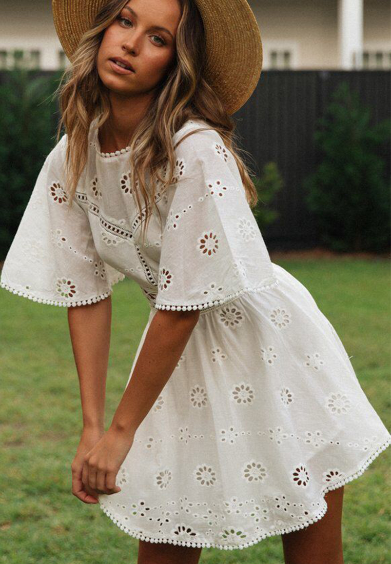 Summer New Sexy Hollow Dress CA25042284W