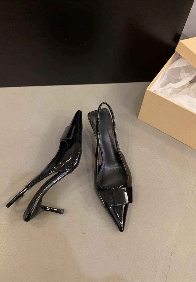 New French style capped toe high heels CA25021341BL