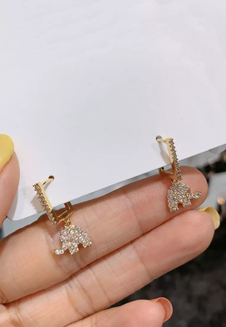 Elephant Earrings CA060305
