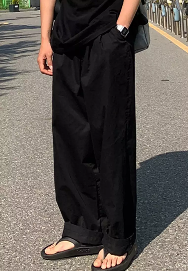 Casual Versatile Loose Wide Leg Long Pants A22050337