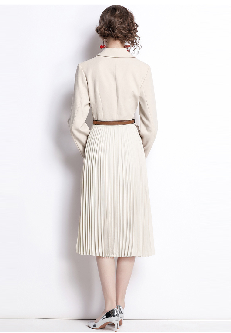 2024 French V-neck suit style dress CA24073104BE