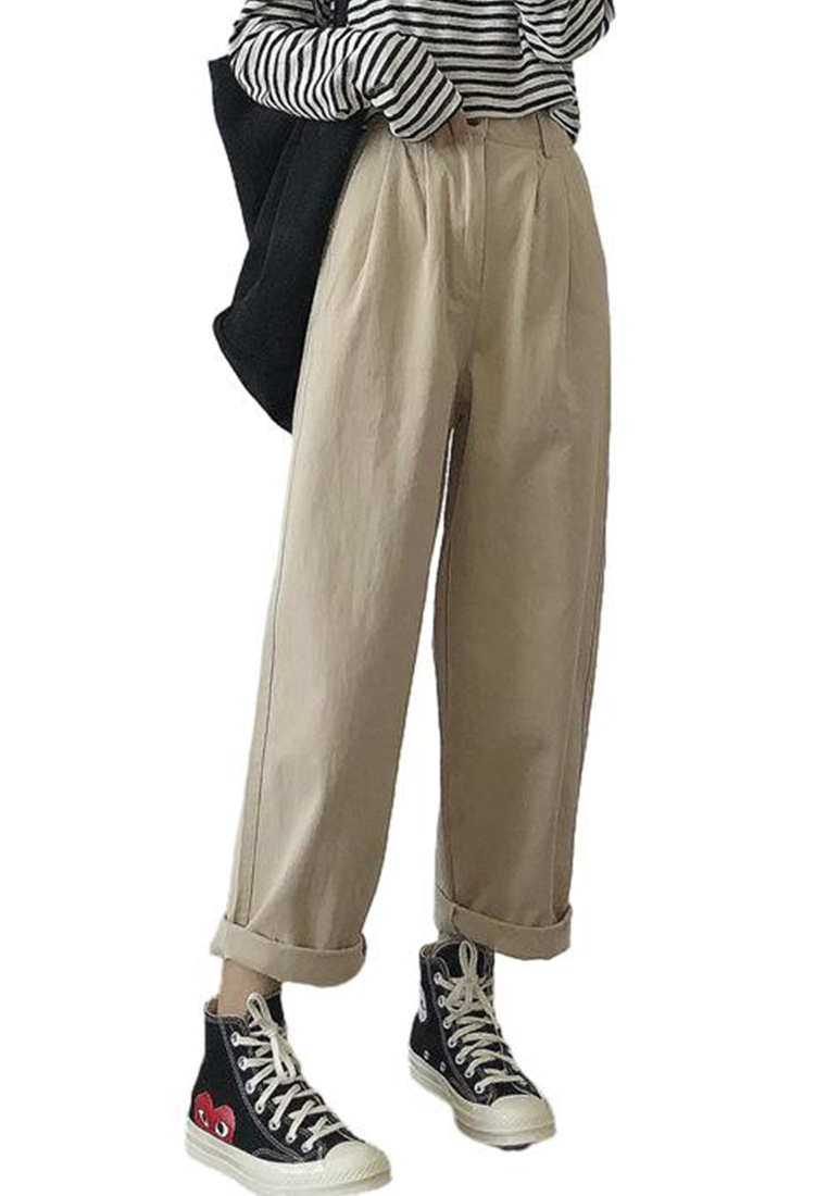 2024 Comfortable Versatile Loose High Waist Casual Pants CA24031904BE
