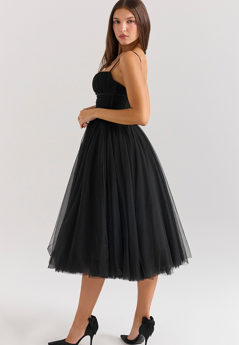 European & American New Strapless Backless Evening Party Dress CA25091504PI