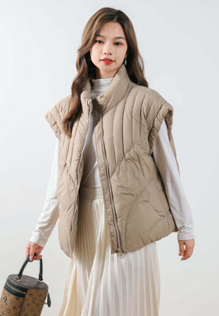 Korean 90% Velvet Fashion Down Jacket CA24112104W