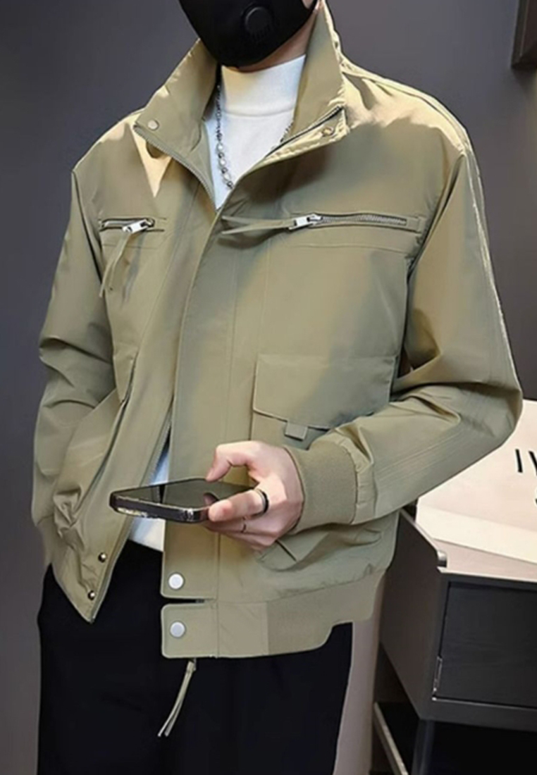 Advanced autumn casual jacket top CA24101404BK