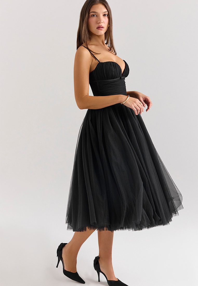 European & American New Strapless Backless Evening Party Dress CA25091504PI