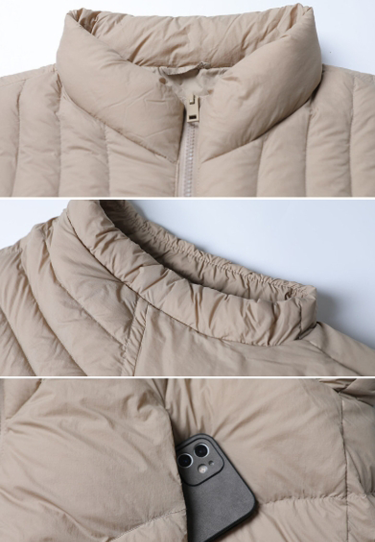 Korean 90% Velvet Fashion Down Jacket CA24112104W