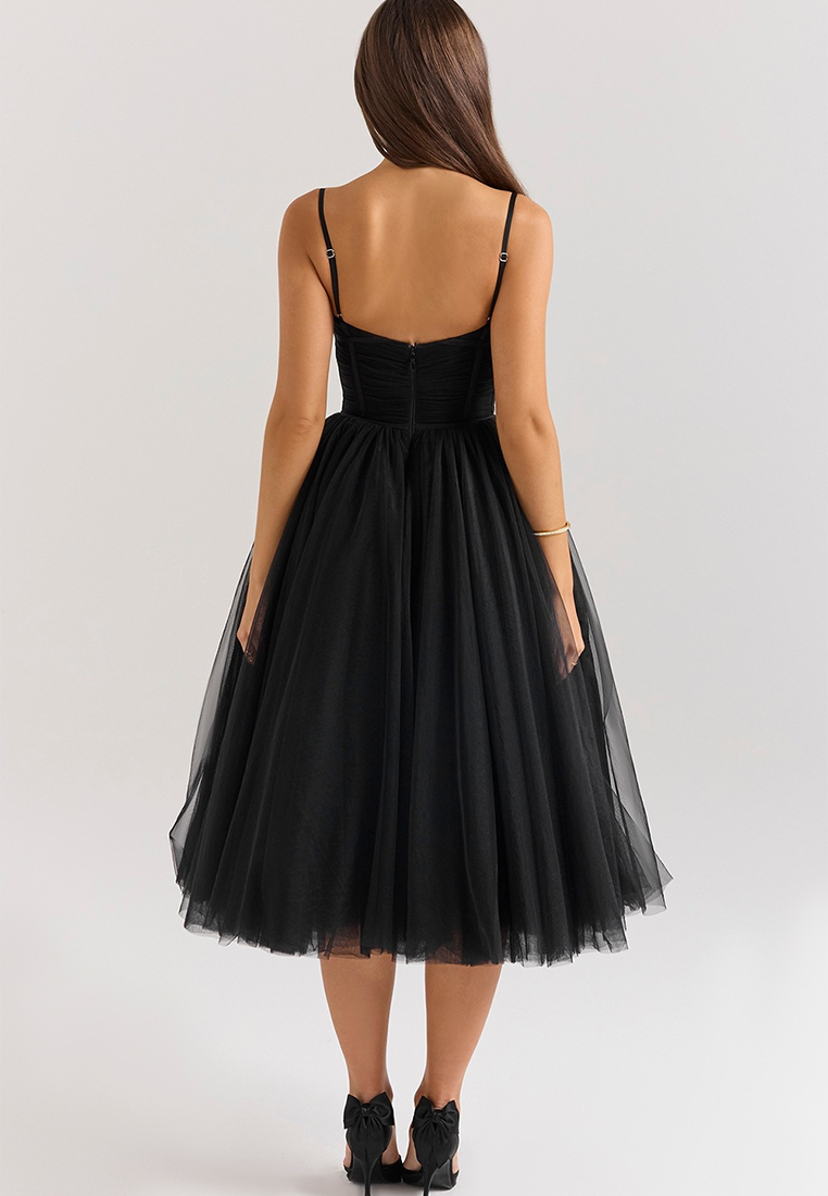 European & American New Strapless Backless Evening Party Dress CA25091504PI