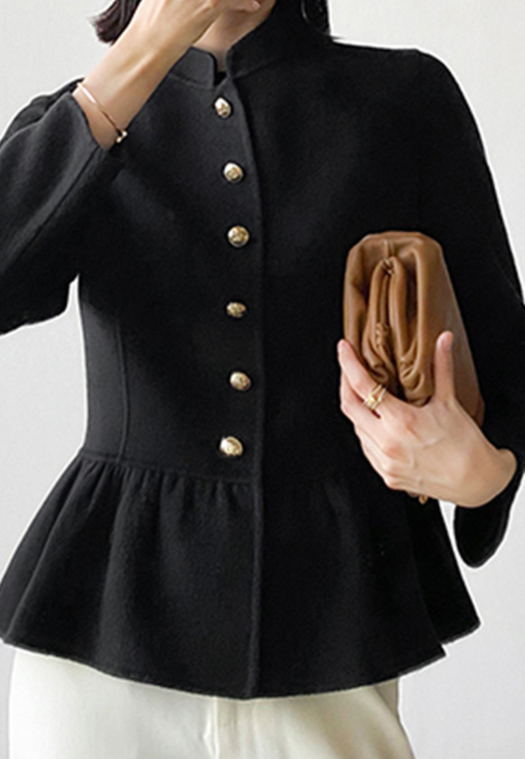 Wool double sided wool luxury quality warm jacket CA101904