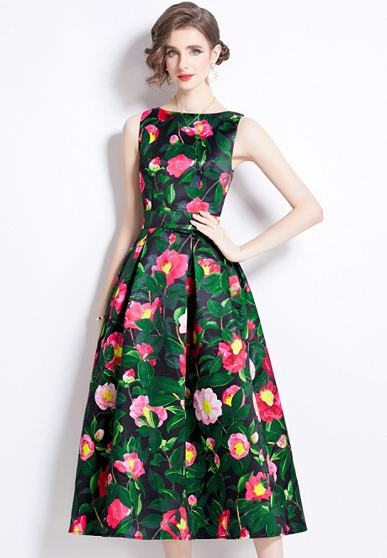 S/S Spring New Sleeveless Temperament Dress A021904