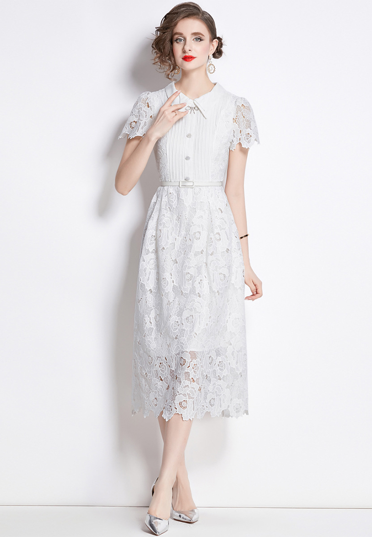 2024 Summer New Style White Dress CA24032604W