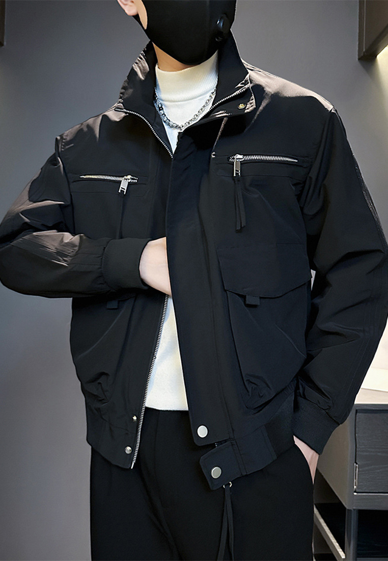 Advanced autumn casual jacket top CA24101404BK