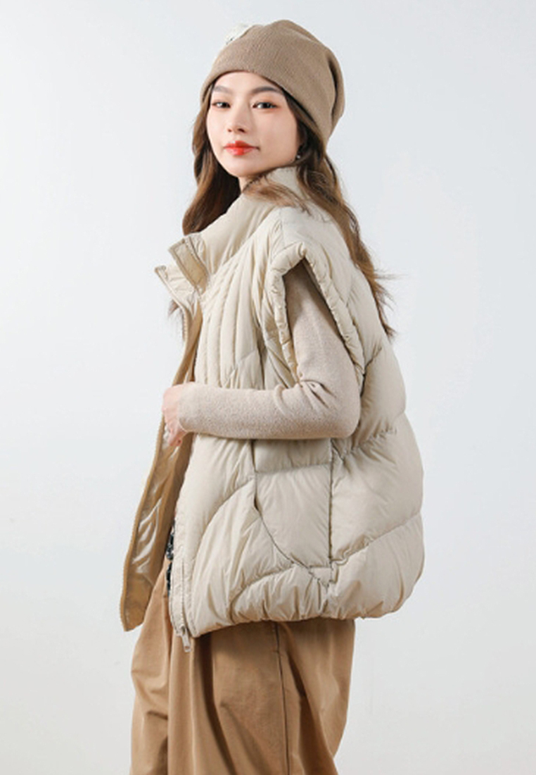 Korean 90% Velvet Fashion Down Jacket CA24112104W