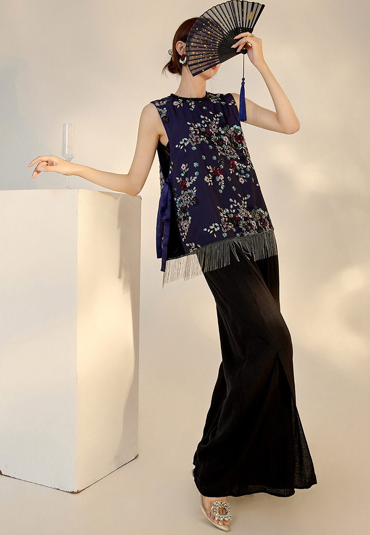 2024 Vest high-end loose and slimming top CA24090304BK