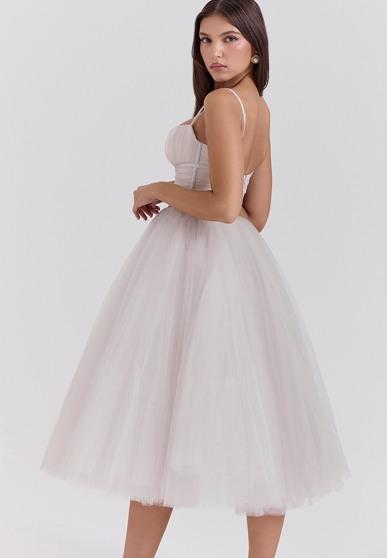 European & American New Strapless Backless Evening Party Dress CA25091504PI