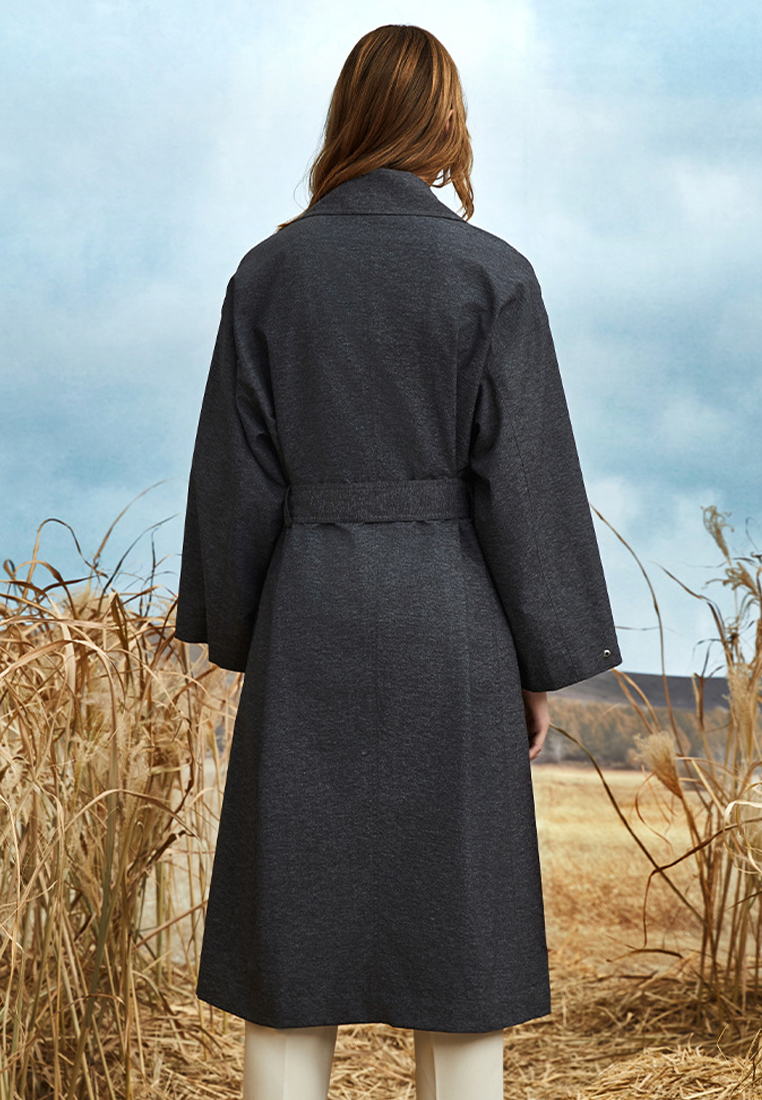 Luxury quality and high end classic lapel coat CA101704