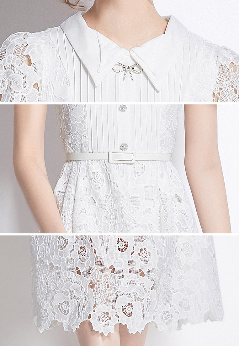 2024 Summer New Style White Dress CA24032604W