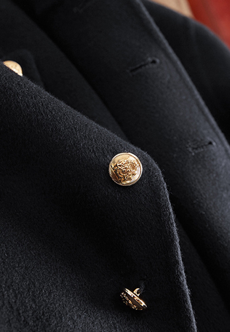 Wool double sided wool luxury quality warm jacket CA101904