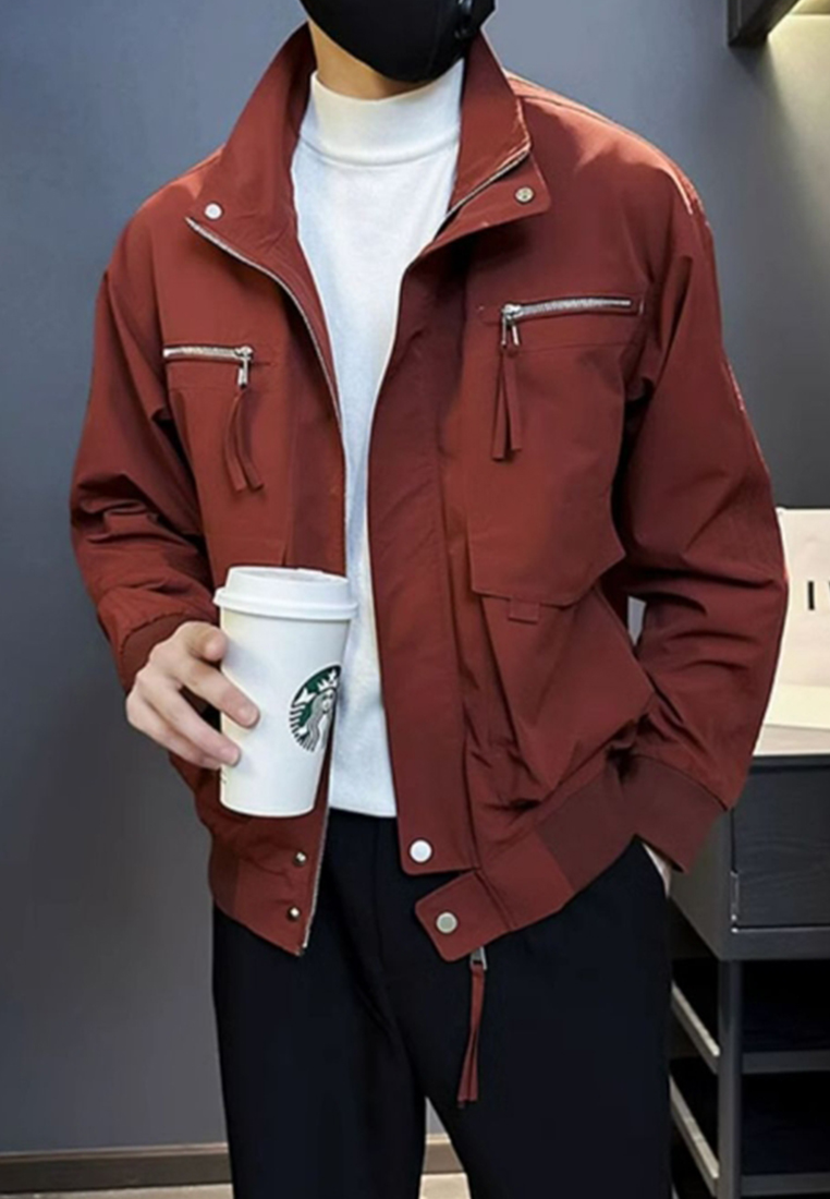 Advanced autumn casual jacket top CA24101404BK