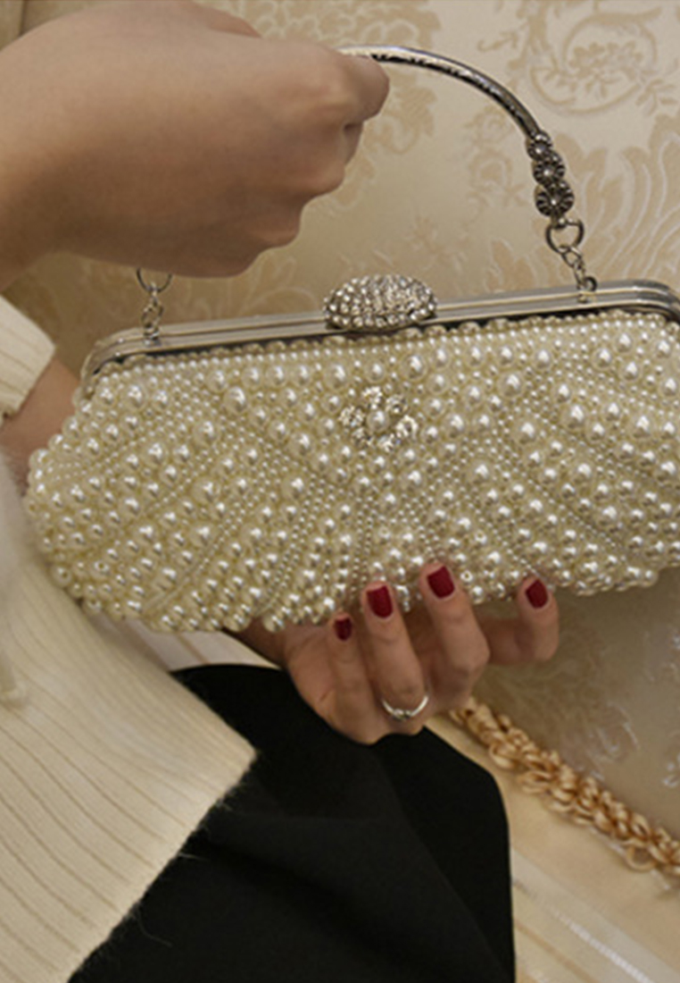 Banquet pearl socialite handbag CA24121004W