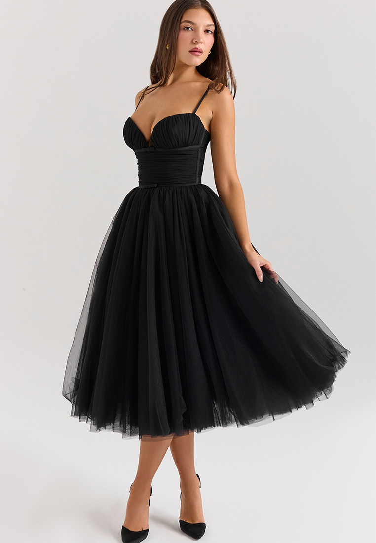 European & American New Strapless Backless Evening Party Dress CA25091504PI
