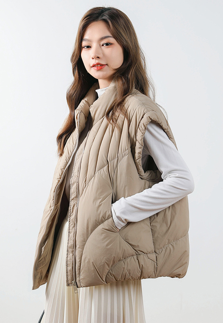 Korean 90% Velvet Fashion Down Jacket CA24112104W