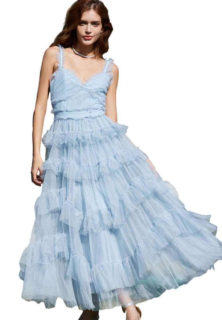 2024 New Cute Strap Dress with High Waist CA24031940BL