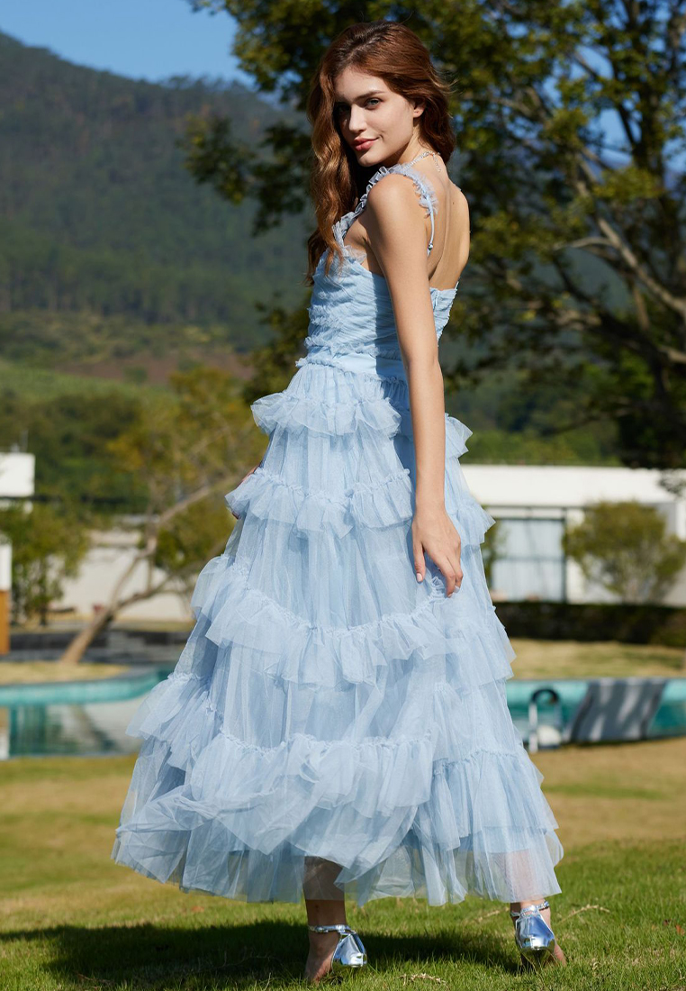 2024 New Cute Strap Dress with High Waist CA24031940BL