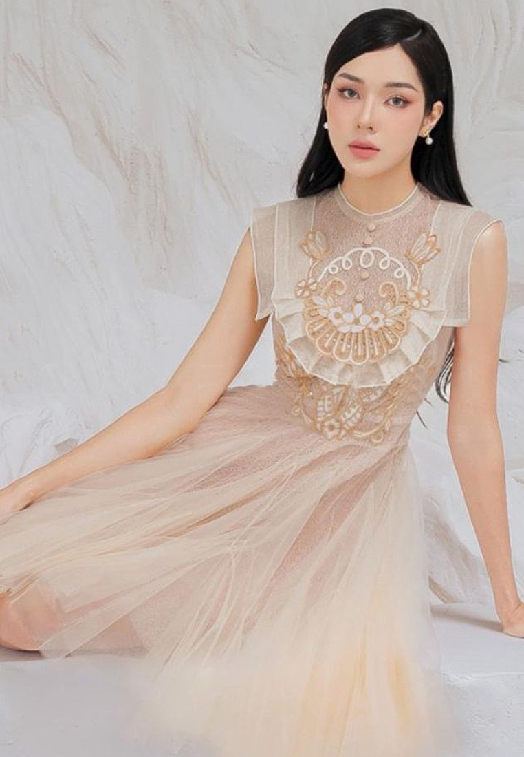 2024 Summer Fashion Mesh Short Skirt Dress CA24032640BE