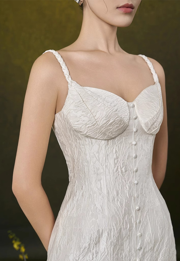 New summer floral 3D heavy-duty suspender dress CA25092541BE