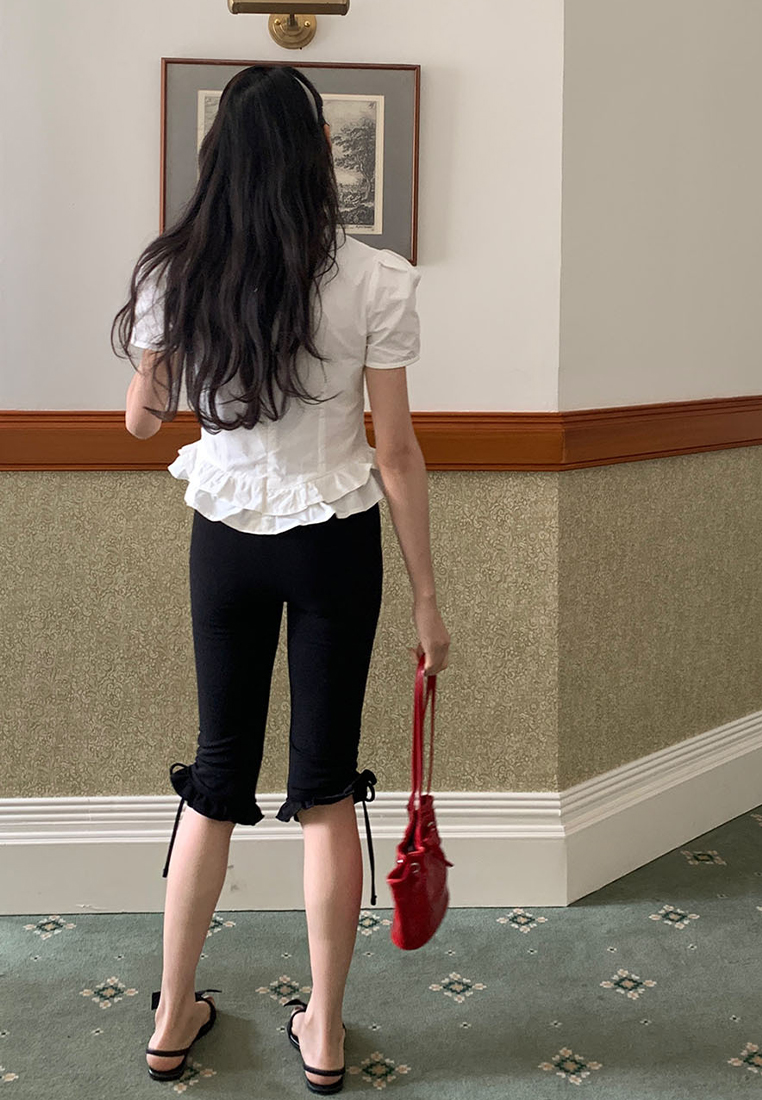 Korean style stylish girl short-sleeved shirt CA25060341W