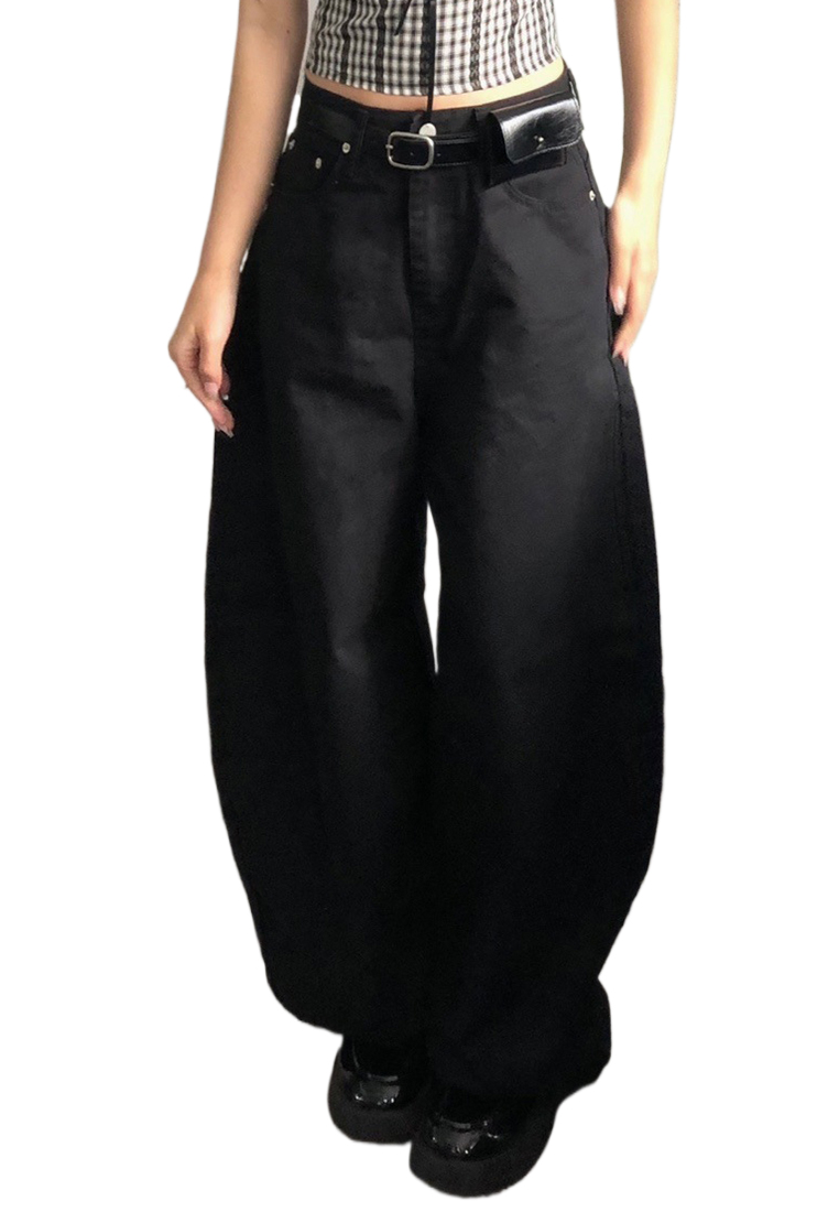 New Korean style loose wide-leg denim pants CA25042941W