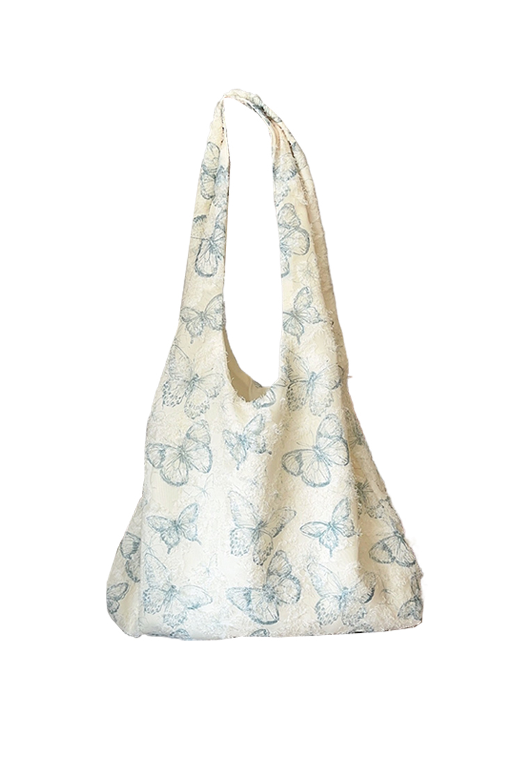New Lace Butterfly Large Capacity Shoulder Bag CA25061742GR1
