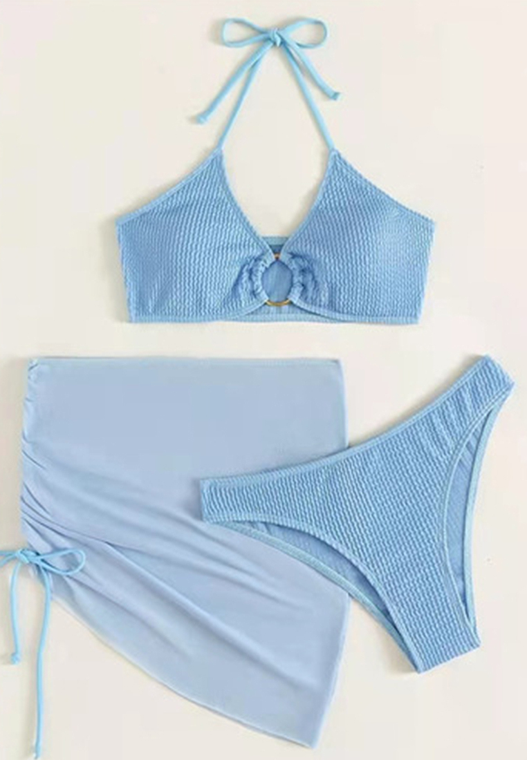Drawstring swimsuit set CA24032142BL