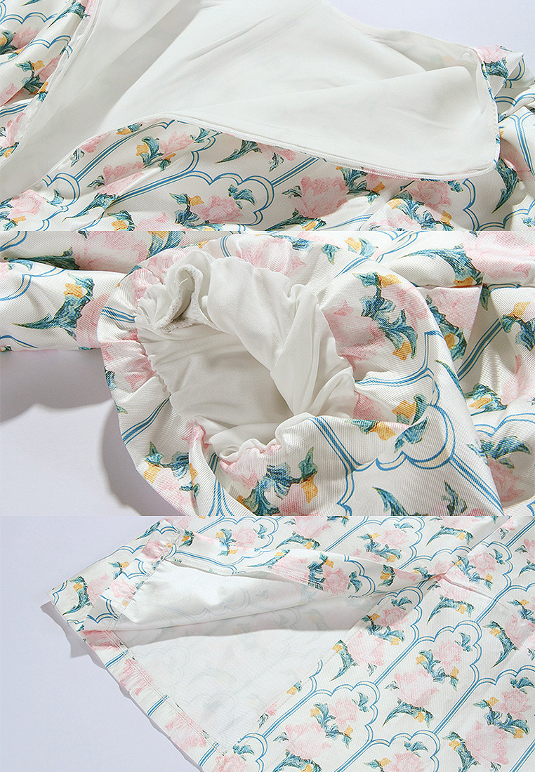 2024 Fashionable and Elegant Slimming Lantern Sleeves Dress CA4021942MT