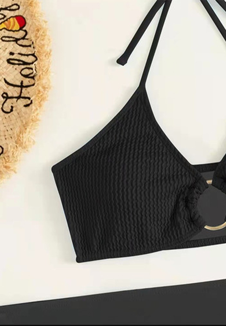 Drawstring swimsuit set CA24032142BL