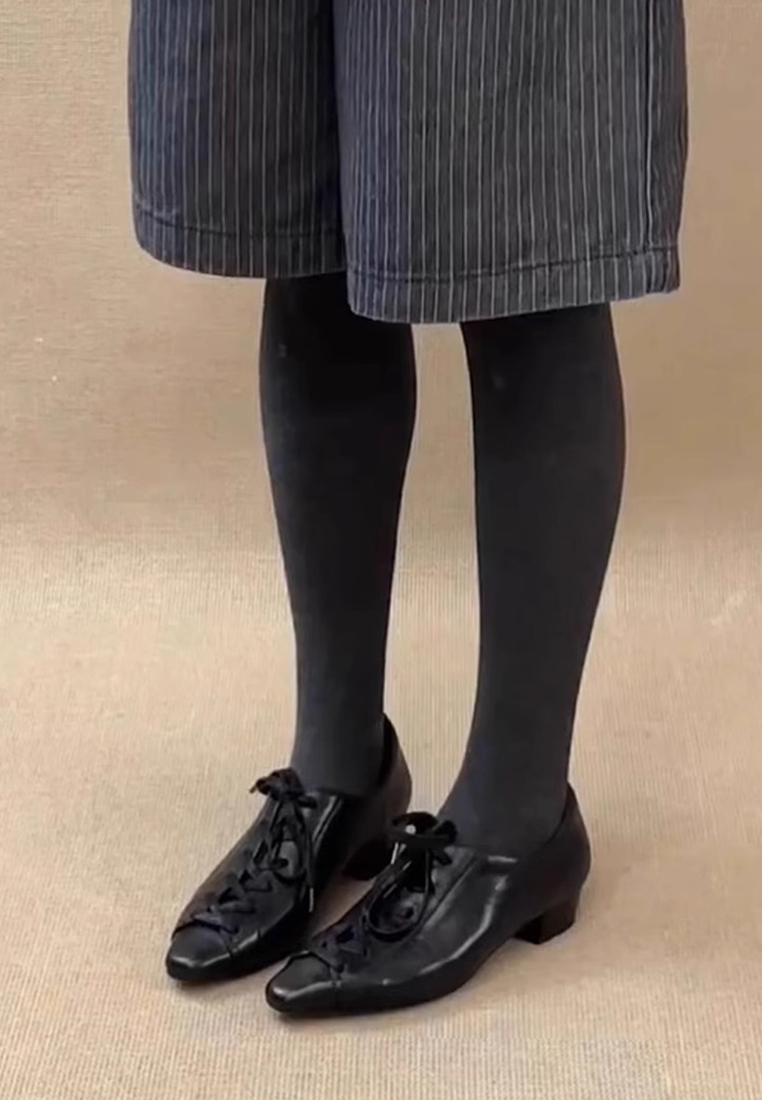 Retro cross-strap shoes CA225042243BK