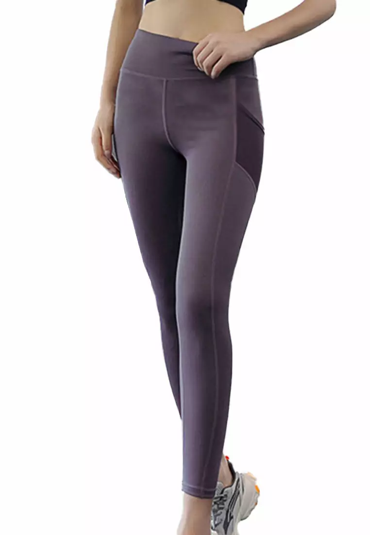 High-Waist Stretch Tights A081022PU
