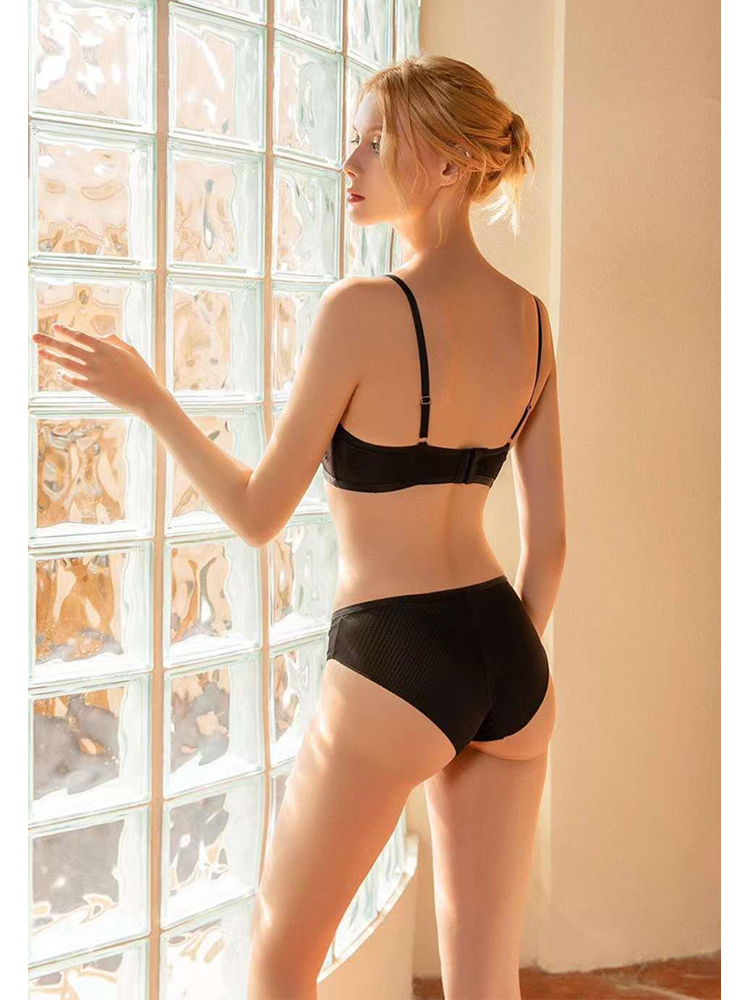 Sexy Lace Trimmed Bra Set for Small Breasts CA23050444RD-sunnydaysweety