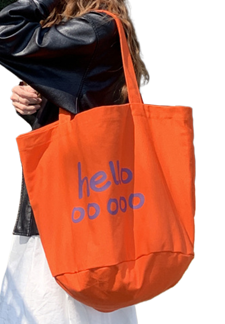 Large-capacity letter-shaped simple casual trendy shoulder bag CA25061744PU