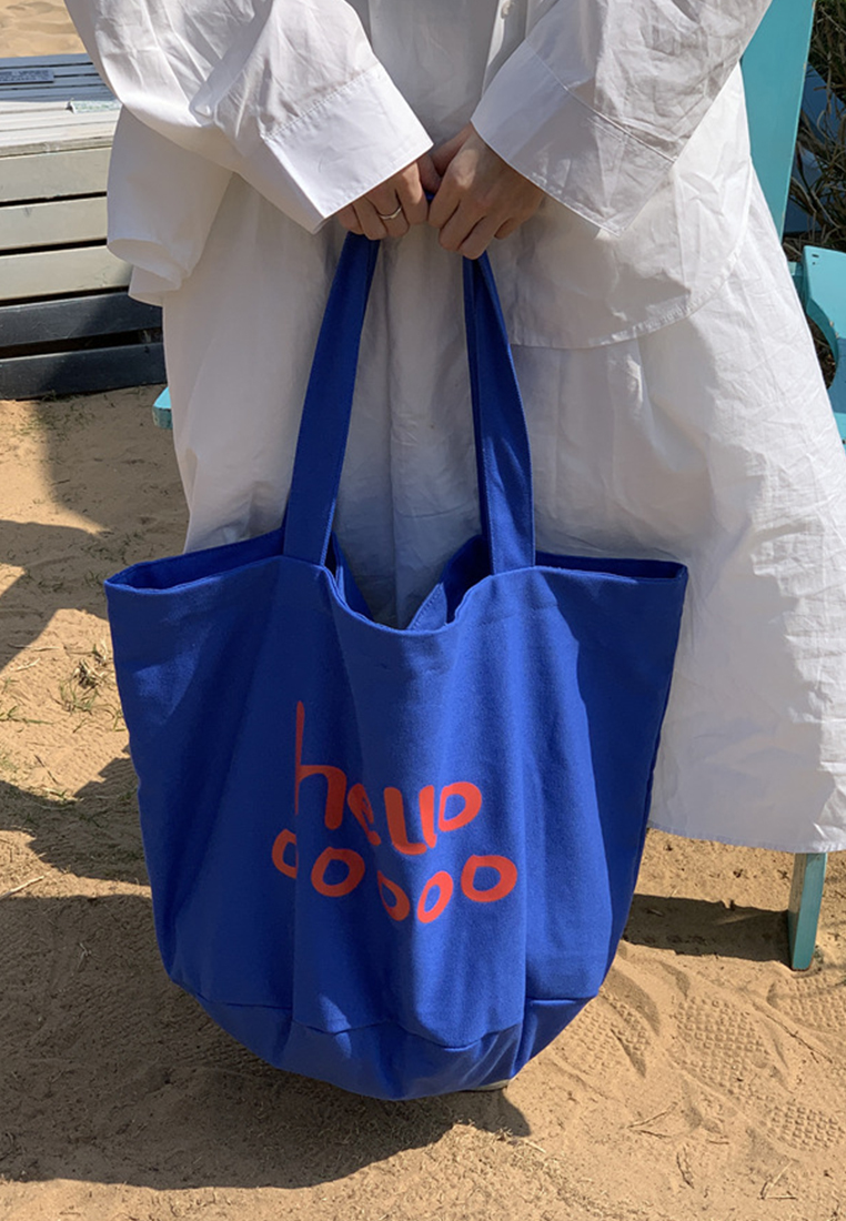 Large-capacity letter-shaped simple casual trendy shoulder bag CA25061744PU