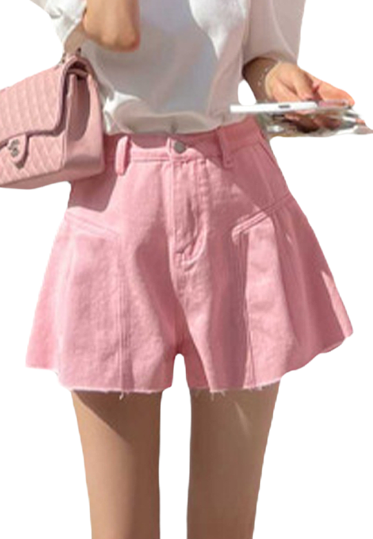  Summer Loose fit denim shorts CA24041044BL-sunnydaysweety