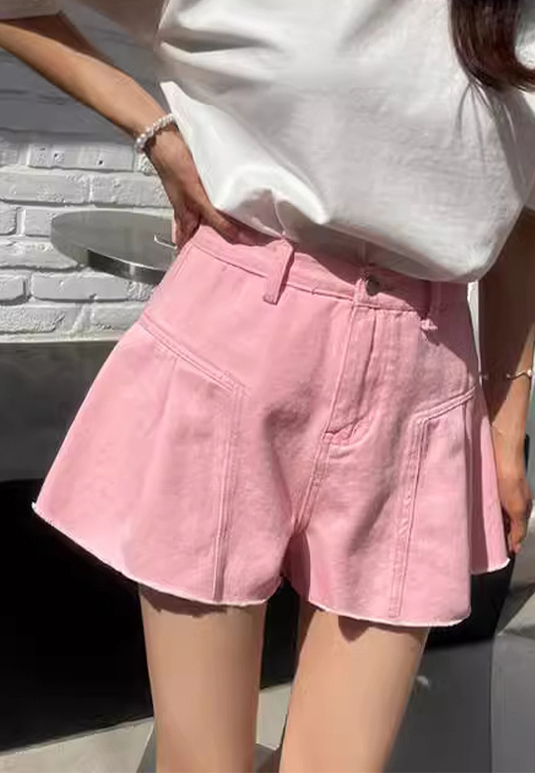  Summer Loose fit denim shorts CA24041044BL-sunnydaysweety
