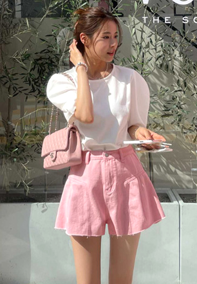  Summer Loose fit denim shorts CA24041044BL-sunnydaysweety