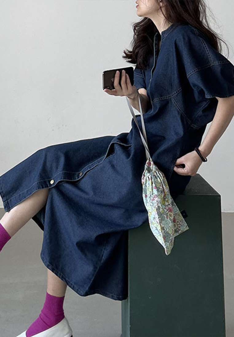 New arrival loose niche fashion denim dress CA25060345BL