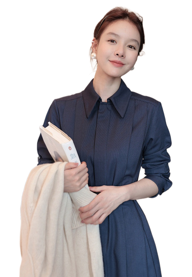 New French-Style Retro Dress CA25110345BK