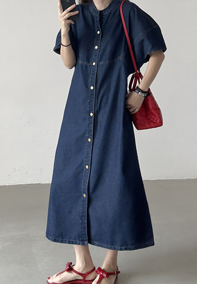 New arrival loose niche fashion denim dress CA25060345BL