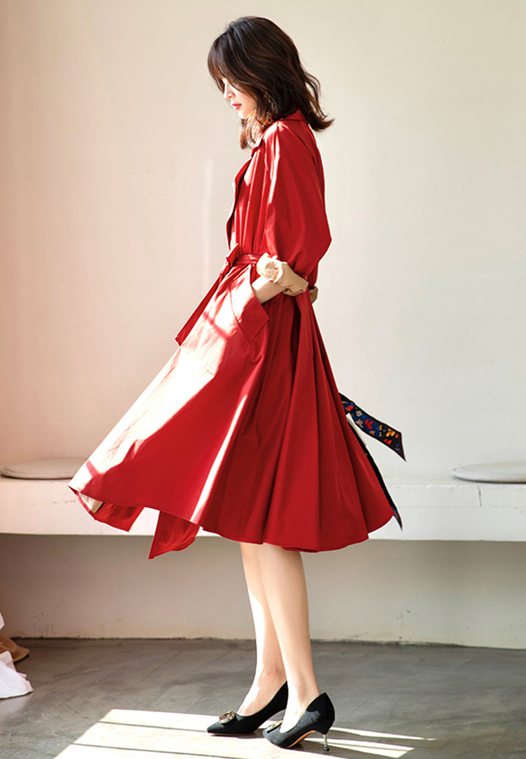 Retro luxury loose jacket CA24091145RD